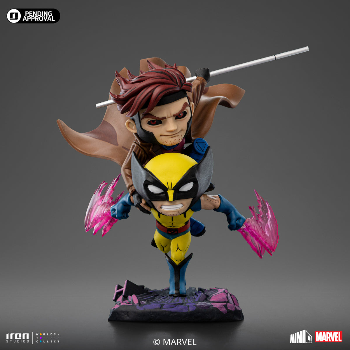 Statue Gambit and Wolverine: X-Men '97 - Minico