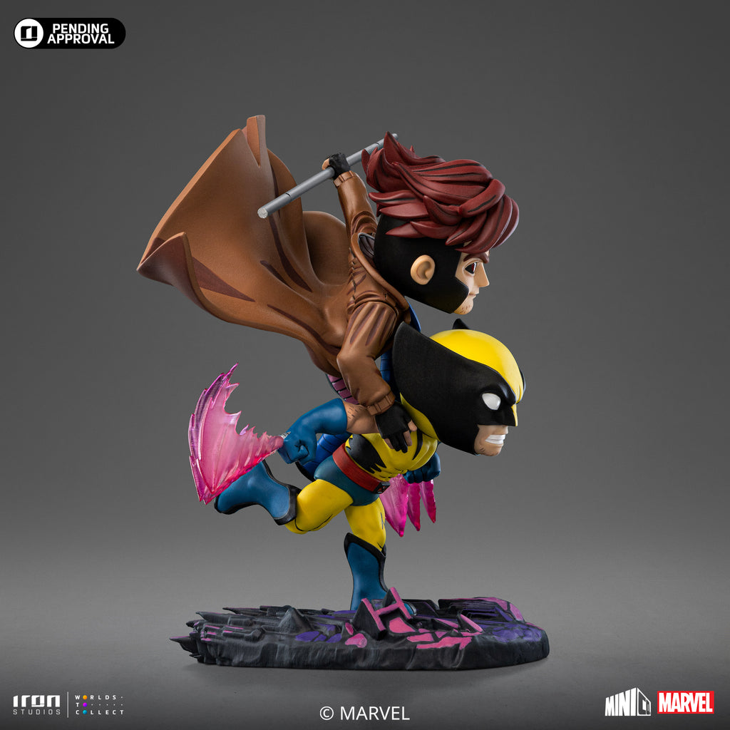 Statue Gambit and Wolverine: X-Men '97 - Minico