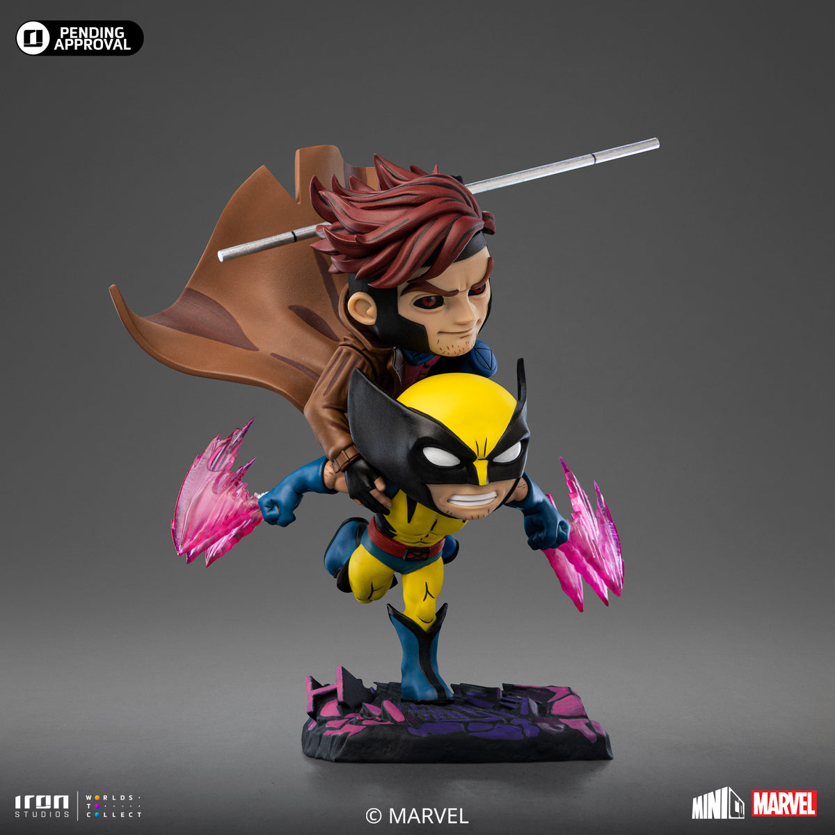 Statue Gambit and Wolverine: X-Men '97 - Minico