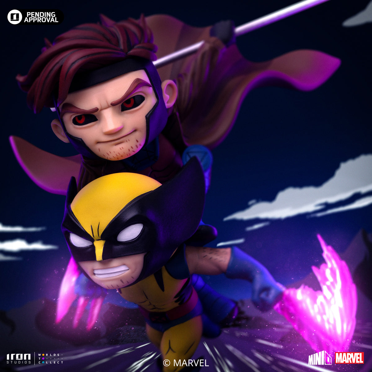 Statue Gambit and Wolverine: X-Men '97 - Minico