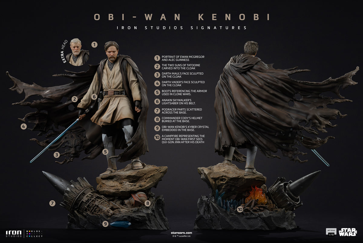 Star Wars ''Obi-Wan Kenobi'' Statue 1/10