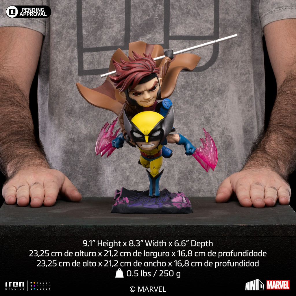 Statue Gambit and Wolverine: X-Men '97 - Minico