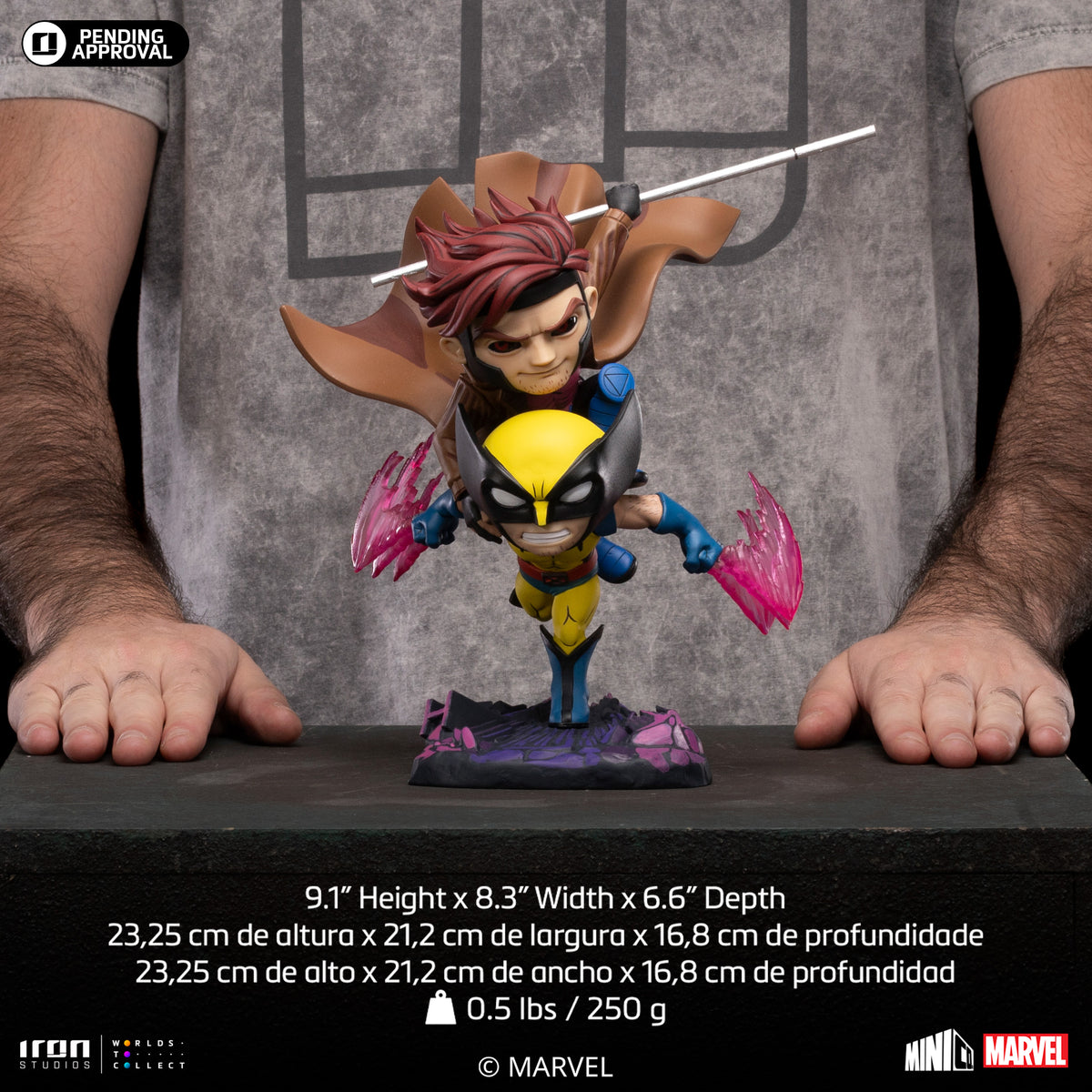 Statue Gambit and Wolverine: X-Men '97 - Minico