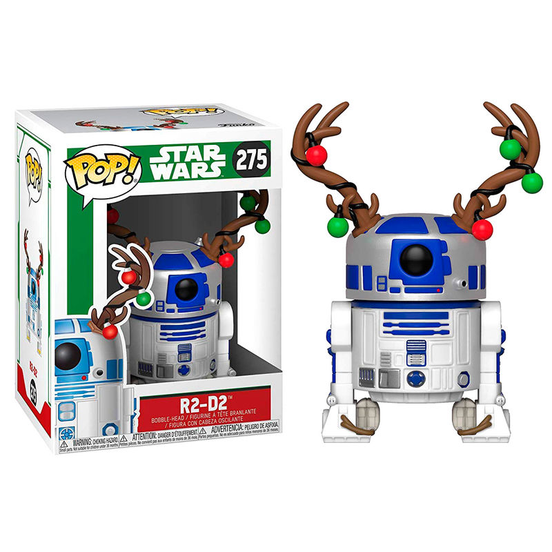 Funko Pop Figur Star Wars Holiday R2-D2 mit Antlers