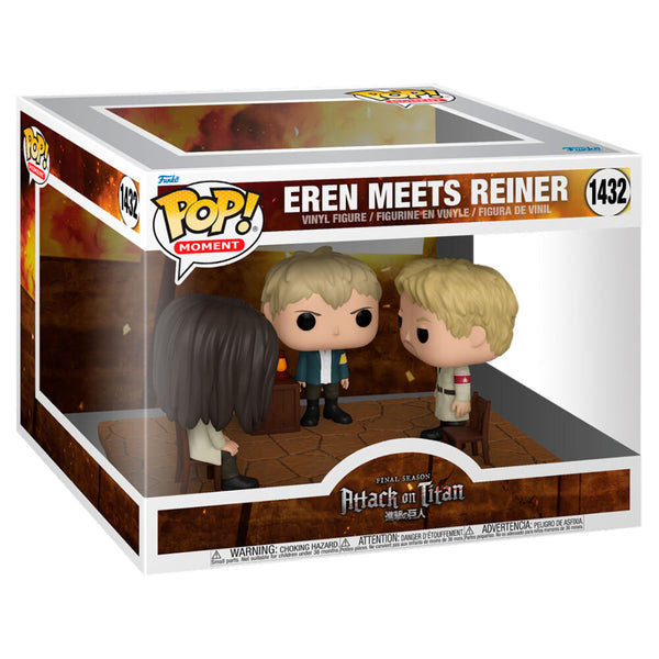 Funko Pop Figur Moment Attack on Titan Eren Meets Reiner
