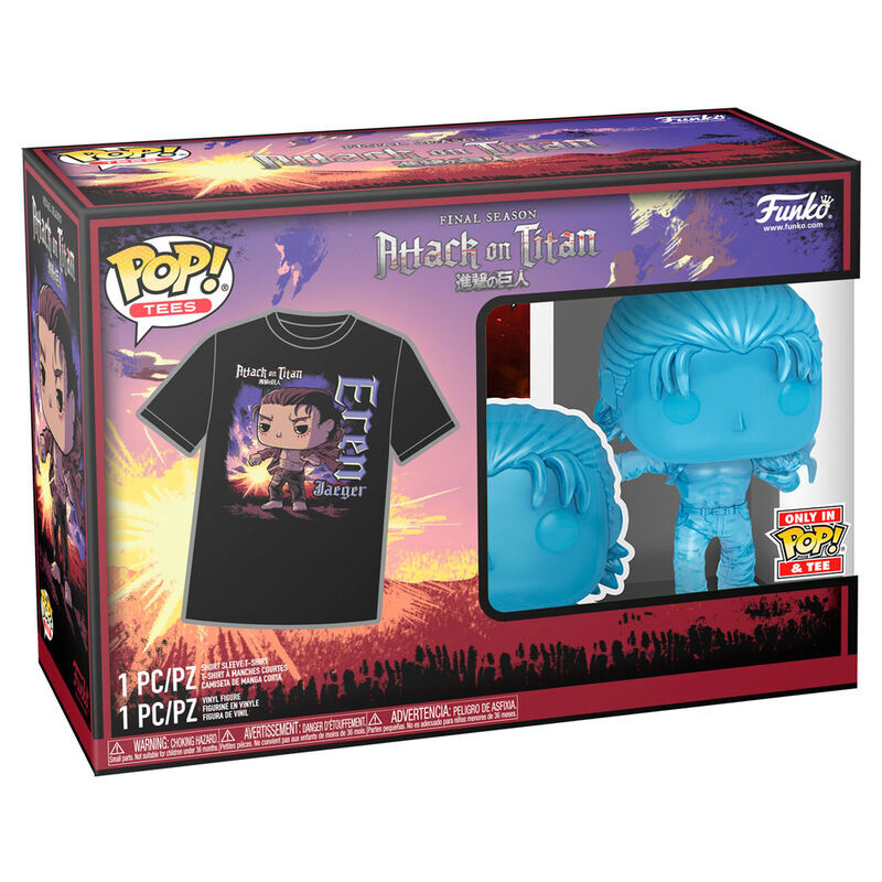 Set Figur POP & Tee Attack on Titan Eren exklusiv