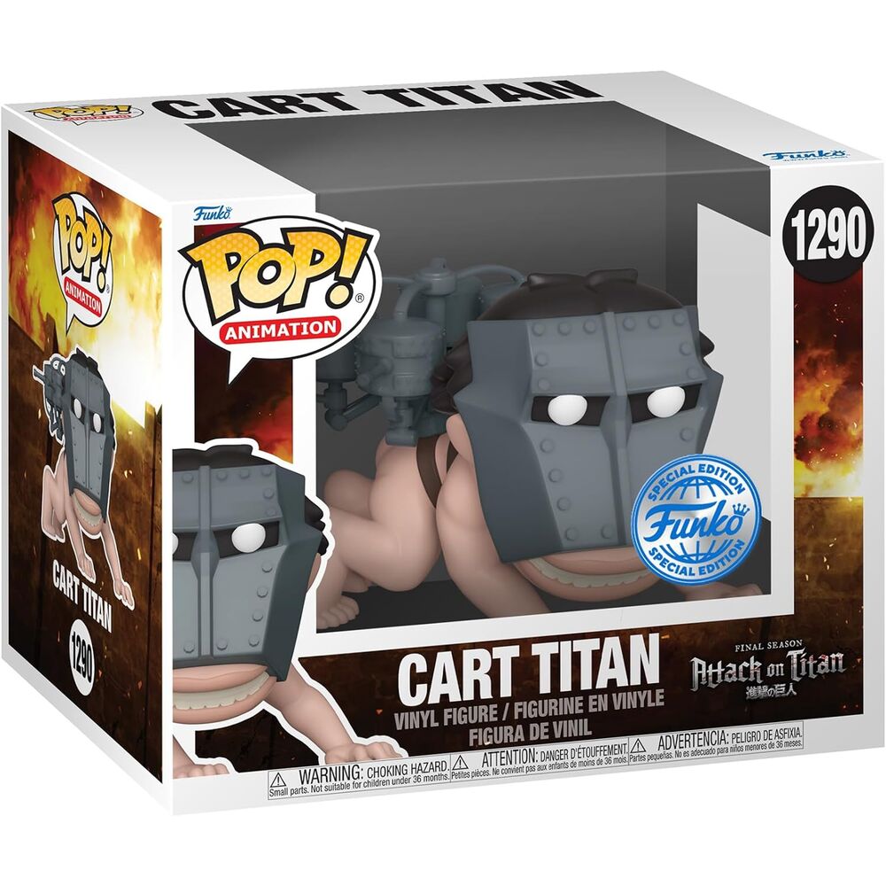 Funko Pop Figur Super Attack On Titan Cart Titan exklusiv