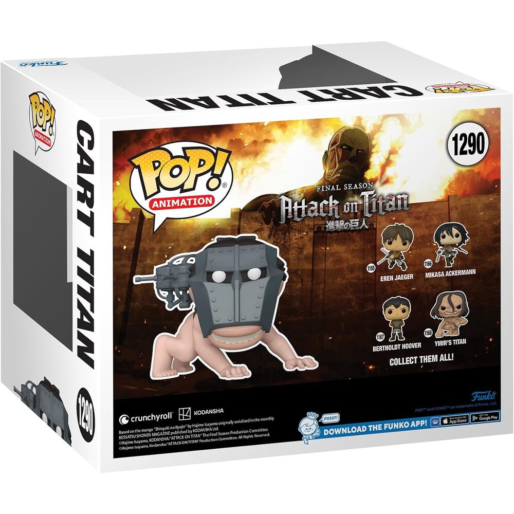 Funko Pop Figur Super Attack On Titan Cart Titan exklusiv