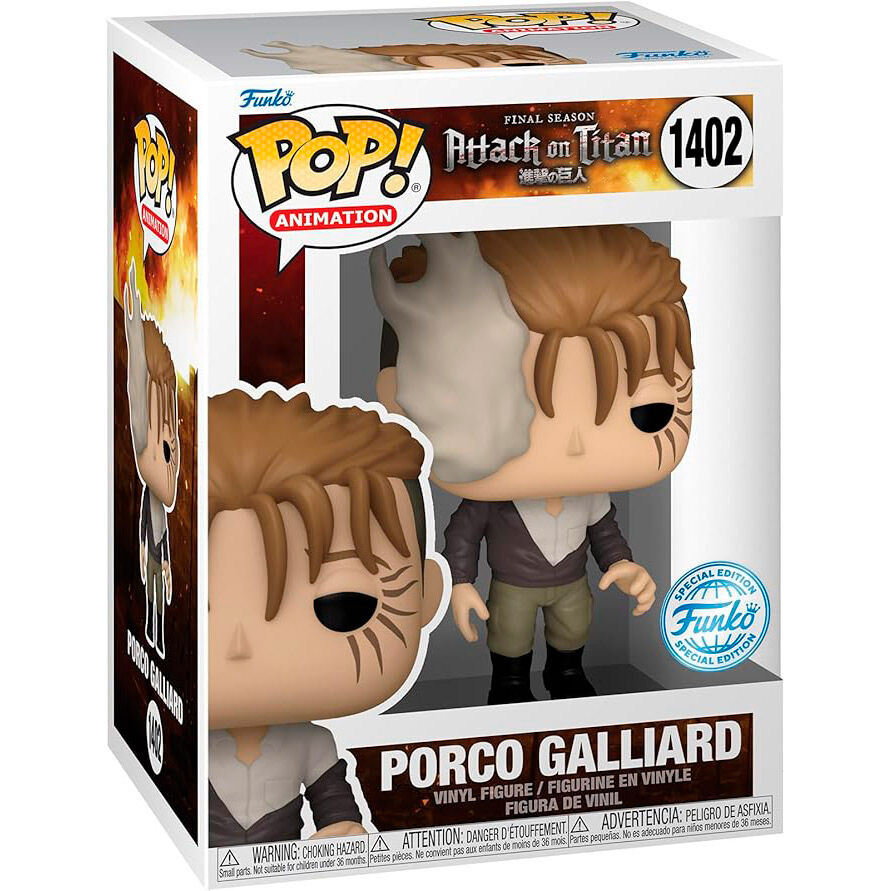 Funko Pop Figur Attack On Titan Porco Galliard exklusiv